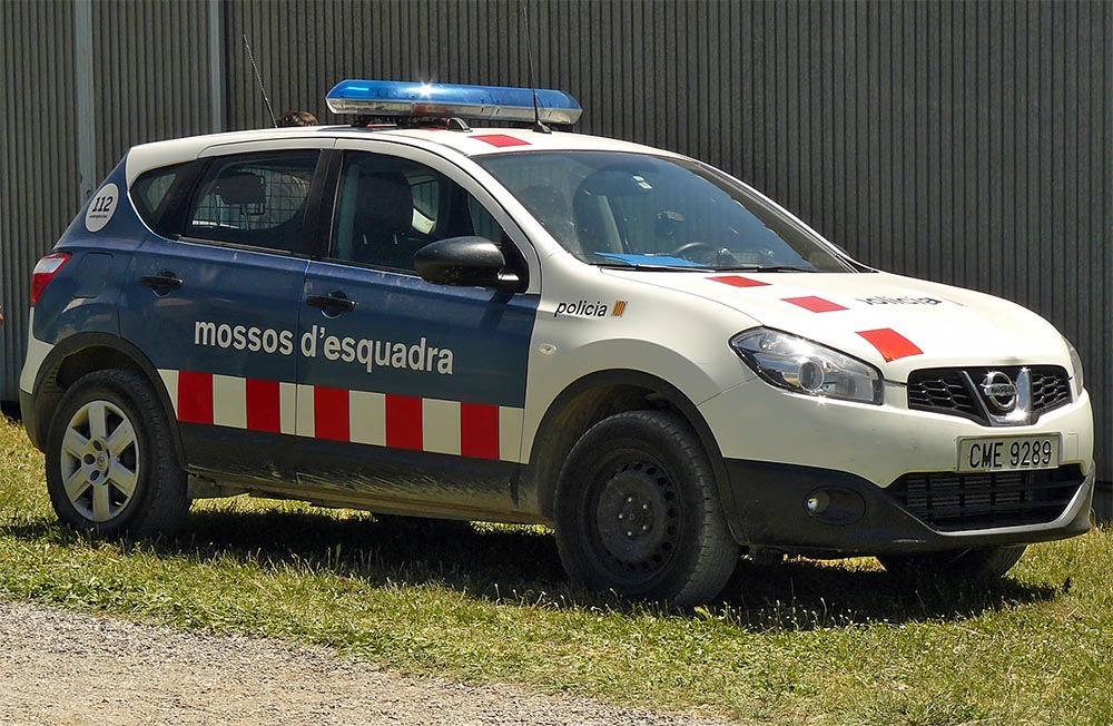 mossos Coche de mossos d'esquadra